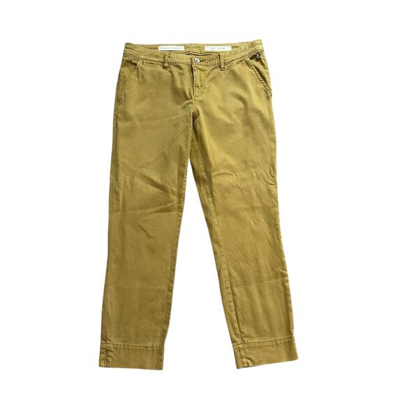 Pilcro & the Letterpress Anthropologie dark yellow Stet straight leg jeans 28 - Picture 1 of 12